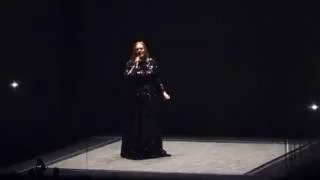 Adele "Chasing Pavements" live at Staples Center, LA 8/10/16