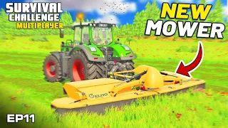 I BUY MY FIRST LARGE MODERN TRACTOR Survival Challenge Multiplayer FS22 Ep 11