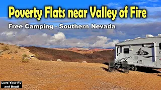 Poverty Flats - Free Camping with Epic Views in Southern Nevada near Valley of Fire State Park