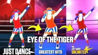 JUST DANCE COMPARISON - EYE OF THE TIGER | Survivor