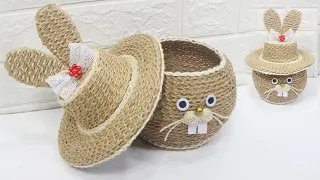 5 Jute craft ideas | Home decorating ideas handmade #7