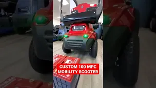 Custom Mobility Scooter That Travels 100 MPC (Miles Per Charge)
