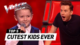 CUTEST 😍 Blind Auditions worldwide in The Voice Kids [PART 3]