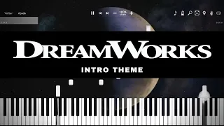 DreamWorks Animation Intro (2011) - Piano Tutorial