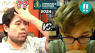 17 yr. old Denis Lazavik COMPLETELY CRASHED Hikaru Nakamura with BRILLIANCIES | Chessable Masters