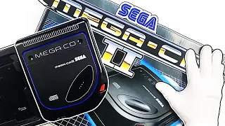 Unboxing Console Retrogaming Sega mega CD 2 Asmr, With 2 New Games, Sega Genesis