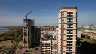 Квартал "Беринг" в Новосибирске - Ход строительства Октябрь 2023