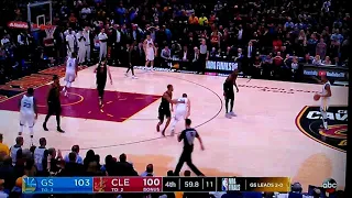 Kevin Durant Dagger 3 Pointer Warriors vs Cavaliers 2018 NBA Finals Game 3 Kevin Durant 43 Points