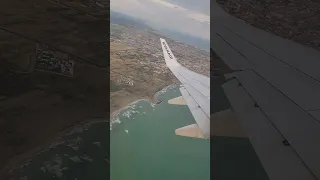 Fiumicino Rome Airport - take off Ryanair flight Boeing 737-800