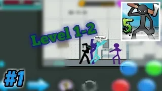 Anger of stick 5 : zombie - level 1-2 - Gameplay Walkthrough