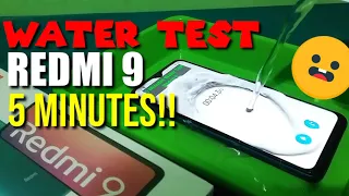 Xiaomi Redmi 9 Water Test!! - Can It Survive For 5 Minutes?