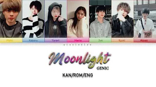 GENIC - Moonlight [Color Coded Lyrics Kan/Rom/Eng]