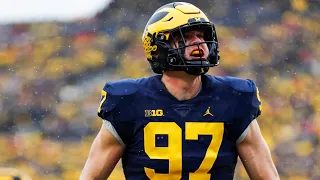 Aidan Hutchinson Highlights 2021-22 Michigan DE