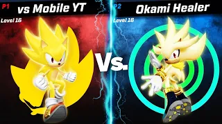 Sonic Forces Party: Max Level SUPER SILVER vs Max Level Super Sonic (Okami Heaker & vsMobile) Battle