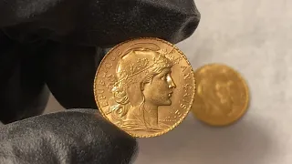 Gold Twenty Franc Rooster Review: How to tell Original vs Restrike