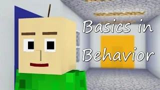 "Basics in Behavior" | Baldi's Basics Minecraft Music Video Animation