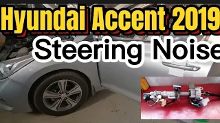 Hyundai Accent 2019 Steering Noise How to Replace (Wormshaft Bearing)