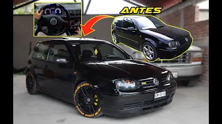 RESTAURACION GOLF GTI MK4 DOS AÑOS DE PROYECTO / MODIFICACIONES PARA GOLF MK4