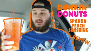 Dunkin Donuts Spark'd Peach Sunshine Review!