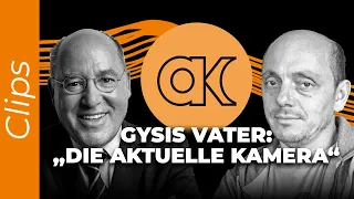 Gysis Vater in der DDR Sendung "Die aktuelle Kamera"