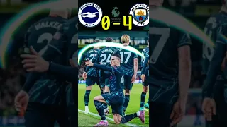 Brighton vs Man City 0-4,Álvarez & Foden Goal💥🐐#shorts #mancity #premierleague #viral #haaland #fyp