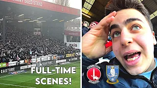 3,200 WEDNESDAY FANS TAKEOVER & INSANE FULL-TIME SCENES! - Charlton 0-1 Sheff Wed