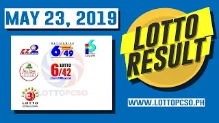 PCSO Lotto Results | Swertres Hearing Today, EZ2 & STL (May 23, 2019 4:00PM)