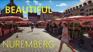 NUREMBERG GERMANY 2023 🇩🇪 🔴 NEW Beautiful Walking Tour in Old Town [4K UHD]