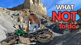 4500 Miles on the Kawasaki KLR650 | SOLO Ride to Lake Powell | Wahweap HOODOOS and Horseshoe Bend