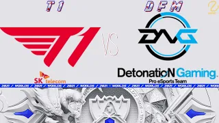 T1 vs DFM | Worlds 2021 Groups Day 1 | T1 vs DetonatioN FocusMe