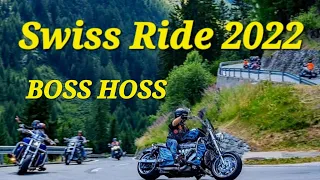 BOSS HOSS V8 motorcycle Swiss Ride 2022 durch die Schweizer Berge