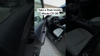 Take a Peek Inside! Mazda CX-30