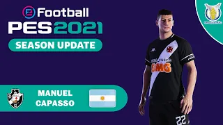 M. CAPASSO face+stats (Vasco da Gama) How to create in PES 2021