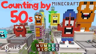 Counting by 50s Song Numberblocks Minecraft | Skip Counting by 50 | Math and Number Song for Kids