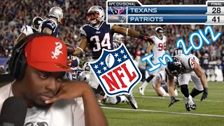 Tray REACT TO WHAT THE NFL WAS LIKE 10 YEARS AGO