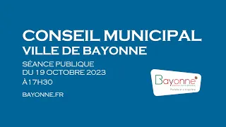 Conseil Municipal du 19 octobre 2023