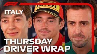 Thursday Drivers' Wrap | 2023 Italian Grand Prix