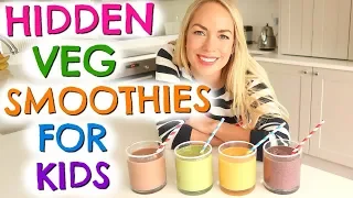 4 HEALTHY BREAKFAST SMOOTHIES  |  BREAKFAST DRINKS FOR KIDS