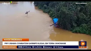 PRF E IBAMA COMBATEM GARIMPO ILEGAL EM TERRA YANOMAMI - DIVERSA EM REDE (13/03/2023)