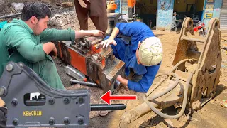 Repaired of Old Rusted Hydraulic Breaker Hammer || Complete Process