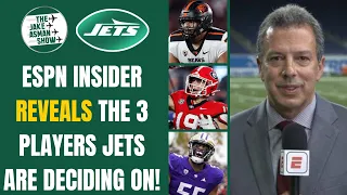 Reacting to ESPN's New York Jets Insider REVEALING the 3 players Jets are deciding on in NFL Draft!