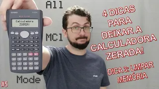 Calculadora Científica - 05 - Limpar Memória (dados)