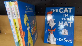DR. SEUSS'S BEGINNER BOOK COLLECTION DR. SEUSS BOOKS THE CAT IN THE HAT CLOSE UP INSIDE LOOK