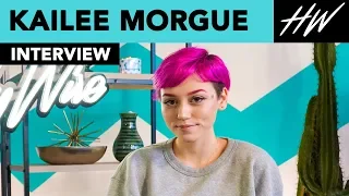 Kailee Morgue Reveals Her Favorite Tattoo & Why She Cut And Dyed Her Hair Pink! | Hollywire