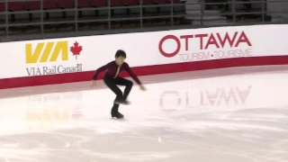 Yu Jin ARMSTRONG - Novice Men Free Program - CTNSC17