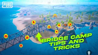 😜Best Tips and Tricks for BRIDGE | tips for bridge camp vs bridge block | PUBG MOBILE