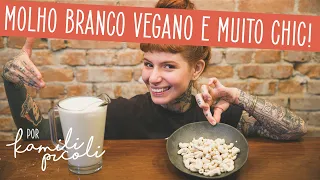 Molho branco vegano e muito chic! - Aulas de culinária italiana