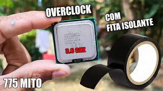 COMO FAZER OVERCLOCK NO CORE 2 DUO COM FITA ISOLANTE ,DE 2.93GHZ PARA 3.6GHZ (BSEL MOD)