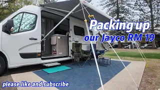 Jayco A Step by Step guide to Packing Up our Jayco RM 19 campervan
