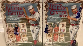 2023 Topps Allen and Ginter ! 2 retail boxes ! Rookie hit !